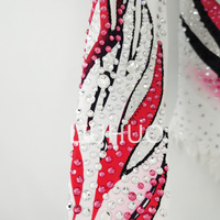 LIUHUO Justaucorps de gymnastique rythmique pour filles grande taille vêtements de danse exotique Enfants Performance Robe de danse pour femmes Costumes personnalisés