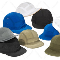 Nueva Gorra Deportiva de Nylon Ligera de 5 Paneles con Logotipo Personalizado, Gorra de Correr Personalizable, Impermeable, de Secado Rápido, Gorras Lisas Tipo Dad Hat