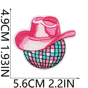 Parches bordados de vaquera, parches de tela decorativos surtidos, parches ecológicos para planchar/coser ropa, accesorios DIY, Parches - Product Image 6