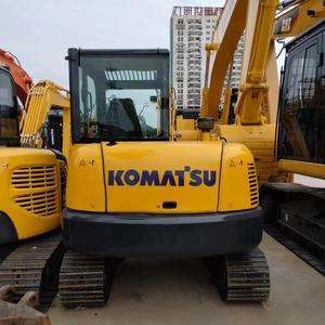 Mini-excavatrice Komatsu d'occasion de 5,6 tonnes d'origine japonaise, excavatrice d'occasion Komatsu PC 56 en bon état - Product Image 2