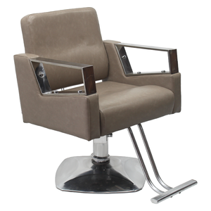 Vente en gros Salon de coiffure classique brun moderne à l'huile hydraulique Chaise de barbier pour coiffeur - Product Image 4