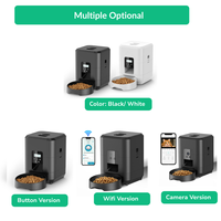 Distributeur automatique intelligent Wi-Fi pour chats et chiens, avec bol amovible 2L (8,5 tasses) et programmation de l'alimentation