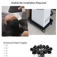 Cascade mobile à circulation d'eau avec tête de sortie d'eau chauffante thermostatique, accessoires de spa pour équipement de salon de coiffure