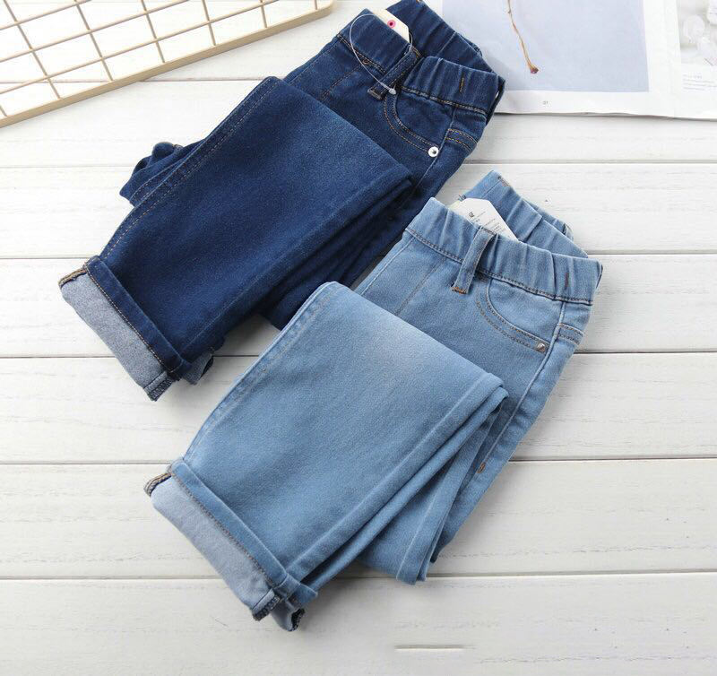 sale ins kids jeans neutral design children jeans girls pants