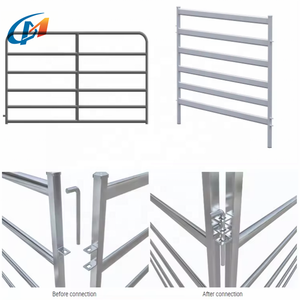 Paneles Portátiles de Acero Galvanizado en Caliente para Corrales de Animales, Cercas para Ganado, Cabras y Ovejas - Product Image 5