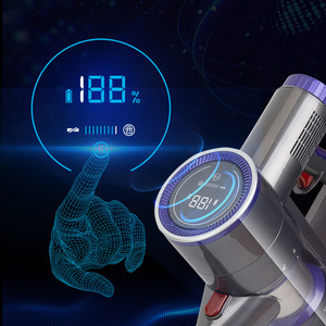 Handheld Cordless Vacuum Cleaner 0.5L <b>Battery</b> Powered With Display Screen For Home Use - Product Image 1