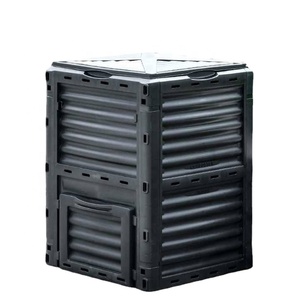 <span class=keywords><strong>Composteur</strong></span> extérieur en <span class=keywords><strong>plastique</strong></span> recyclé de 300 L, grand format, facile à assembler, durable, avec aérateur pour déchets organiques - Product Image 1