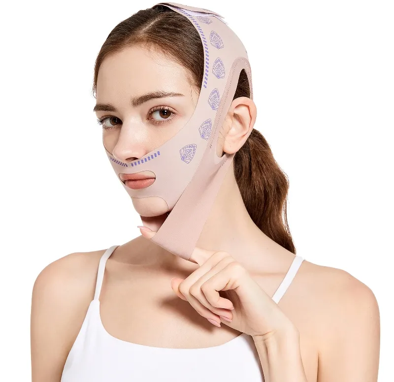 Face Lifting Belt Bandage Anti Wrinkle Face Band V Line Lifting Chin Strap Chin Up Patch Double Chin Reducer