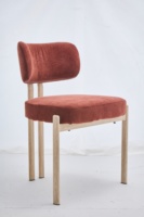 Nouvelles chaises de salle à manger en tissu doux, style moderne, vente en gros, fabricant, mobilier de maison, prix abordable