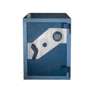 Két sắt an toàn bằng kim loại lớn Jimbo Blue, chống cháy, chống trộm, có khóa số - Product Image 6