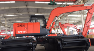 รถขุด<span class=keywords><strong>10ton</strong></span> HK100SD รถบรรทุกสะเทินน้ำสะเทินบกใหม่ - Product Image 2