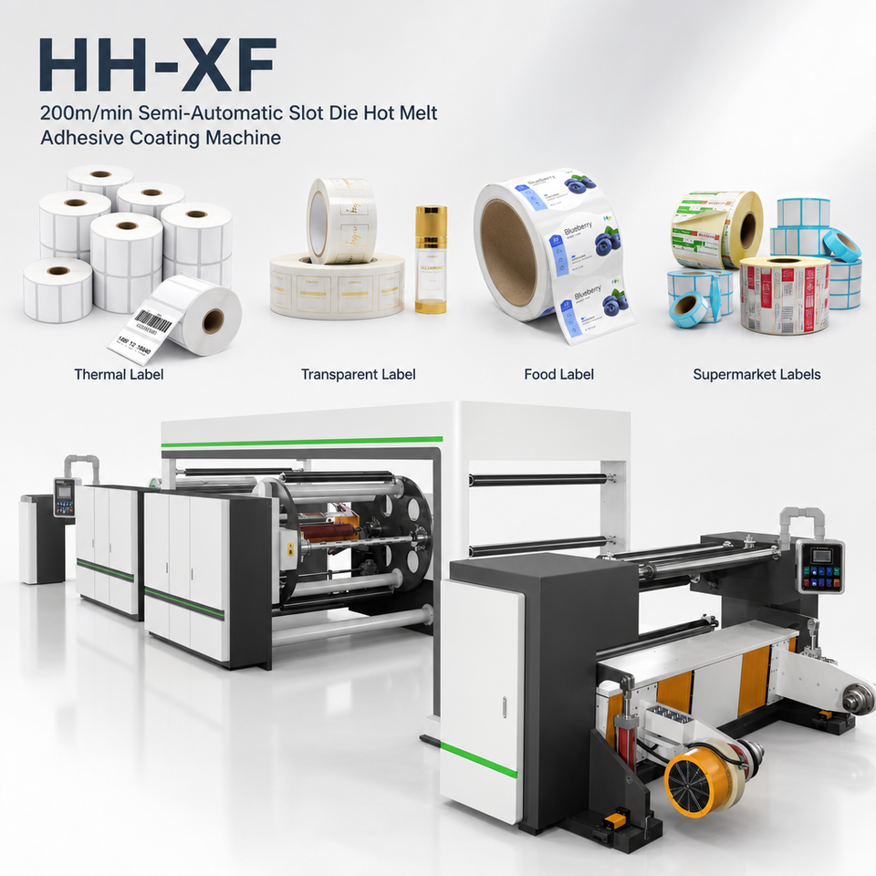 Transparency Test Machine High Speed and High Precision Slot Die Hot Melt Adhesive Coating ...