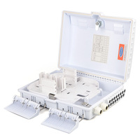 Boîtier de distribution de fibre optique 2-en-1 type MINI PLC pour cassette, 16 cœurs, ODP, boîtier terminal de fibre optique NAP