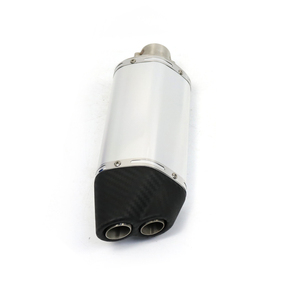 Pour <span class=keywords><strong>harley</strong></span> <span class=keywords><strong>Davidson</strong></span> acier inoxydable 51mm 60mm moto sans lacet Double tuyau d'échappement arrière système d'échappement <span class=keywords><strong>silencieux</strong></span> - Product Image 6