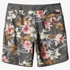 Pantalones cortos con logotipo personalizado para hombre, shorts de baño de poliéster con impresión de sublimación, OEM