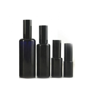 UV Protection Violet <strong>Optical</strong> Black Glass <strong>Bottles</strong> Essential Dark Oil Glass Spray <strong>Bottle</strong> - Product Image 2