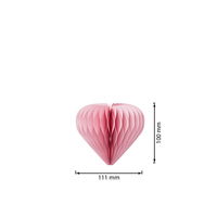 Ornements de Saint-Valentin en papier nid d'abeille 3D écologiques, motif lutin et cœur, magnétiques, réutilisables, légers, pour la maison et les fêtes