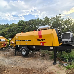 ปั๊มคอนกรีตสำหรับงานหนัก HBT8018C 160 กิโลวัตต์ 18 เมกะปาสคาล สำหรับงานฐานรากและโครงสร้างพื้นฐาน คุณสมบัติเด่น ประกอบด้วยเครื่องยนต์ มอเตอร์ และส่วนประกอบหลัก - Product Image 1