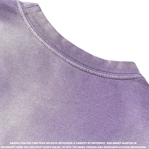 T-shirt personnalisable avec logo, tie-dye, 230 GSM, en coton vierge, coupe décontractée, épais, vente en gros, impression, broderie, unisexe - Product Image 3