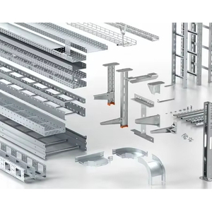 Achetez un chemin de câbles ventilé en acier, construction robuste, finition résistante à la corrosion, pour supports de câbles industriels. - Product Image 1