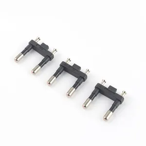 Good service korean type plug inserts with 2 solid pins insert with plastic(korea power plug connector korea pin bridge)