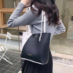 Borsa da Donna Grande Capacità per Regali e Shopping, Borsa a Tracolla, Borsa a Mano Retrò in PU con Design Quadrato - Product Image 4