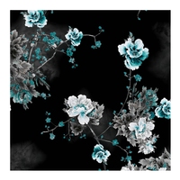 Koshibo-tela con estampado digital para niños y mujeres, tela de vestido de noche de boda, bonito diseño personalizado, suave, para primavera y verano