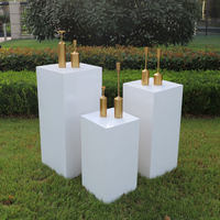 Présentoir de table en métal rond et carré pour vitrine, mariage, table de desserts, support à gâteaux, événements et fêtes, vente en gros, fournitures événementielles