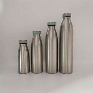 Wholesale 12/17/25/32oz Stainless Steel Tumblers Double Wall Milk <b>Bottle</b> Shape Insulated Water Cup with <b>Small</b> Mouth for Sports - Product Image 2