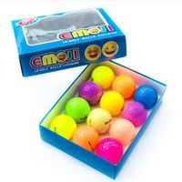 YIHONG YHGB23 Mini-balles de golf de qualité supérieure, couleur personnalisée, caoutchouc synthétique et Surlyn DuPont, coffret cadeau avec garantie d'un an