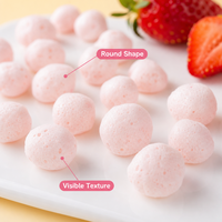 Aimo Fruit Chewy Balls - Smelt in je mond - 14 gram koekjes - Klaar om te eten - Houdbaarheid 12 maanden