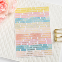 Adesivi Personalizzati per Planner Settimanale con Citazioni e Parole Stampate su Carta Decorativa per Scrapbook e Regali Promozionali