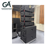 Altavoz profesional pasivo doble de 10 pulgadas, equipo de sonido para concierto, cruzada, Stadium