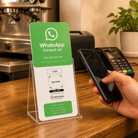 CR80 QR-Code Programmierbare NFC-Karte mit NTAG213-Chip für Google/Instagram/Facebook/WhatsApp/Trustpilot/Tripadvisor/TikTok Bewertungen