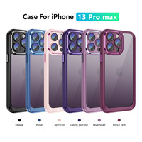 Coque de téléphone LeYi antichoc transparente avec dos rigide et bords souples, protection en verre pour l'appareil photo, pour iPhone 15 Pro Max Plus