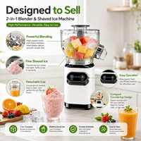 Mixeur Portable Sans Fil 2-en-1 Rechargeable pour Granités et Smoothies