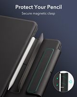 Étui pour iPad Pro 13 pouces avec clavier (M5/M4 2025/2024) Support magnétique facile à installer Modes portrait/surélevé Démontable Rebond 360 Vente en gros OEM/ODM/Marque privée