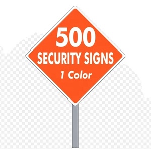 Letrero de Jardín de Plástico con Diseño de Diamante Cuadrilateral, Impermeable, a Todo Color, de Seguridad, para Exteriores, en Oferta - Product Image 3