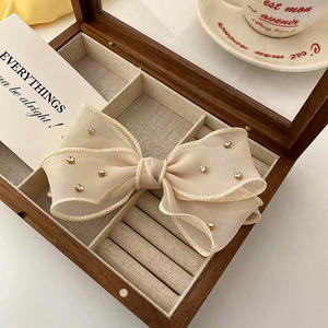 <span class=keywords><strong>Barrette</strong></span> pour femmes fille strass cristal perle grande pince à cheveux épingle à cheveux nœud géométrique fleur tête accessoires vente en gros - Product Image 3