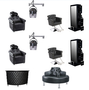 Sillas bonitas de salón de belleza, paquetes de muebles de salón de belleza, paquete de QZ-B667A - Product Image 4