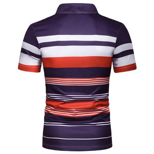 Camiseta Deportiva de Manga Corta para Hombre, con Logotipo Personalizado, Antiarrugas, Tejida, 100% Algodón, con Bolsillo, Corte Holgado y Transpirable - Product Image 2