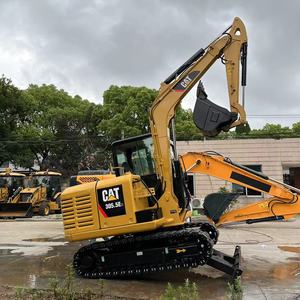 Excavadora de cadenas usada japonesa de alta eficiencia 2024 5.5TON Cat305.5e/Cat305.5e2 en excelentes condiciones, original con cadena de goma - Product Image 6