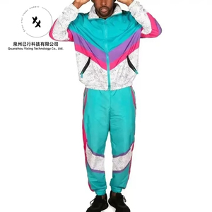 Nouveauté : ensembles <span class=keywords><strong>de</strong></span> survêtements pour hommes, coupe-vent, manches longues, sweat à capuche, pantalon, 2 pièces, vêtements décontractés pour hommes - Product Image 1