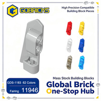 Gobricks GDS-1183 Piezas de Bloques de Construcción LDD 11946 PANEL DERECHO 2X5 Panel Técnico Carenado Lateral Pequeño Liso Ladrillo Técnico para MOC