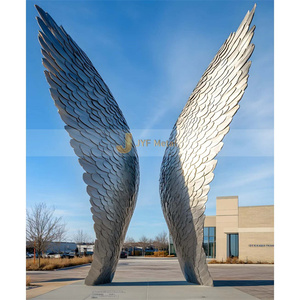 Sculpture Art Déco de Luxe ANW2175 en Acier Inoxydable Faite Sur Mesure avec des Détails Sophistiqués pour Projet de Jardin - Product Image 1