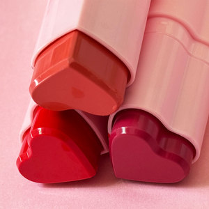 Novo Design Atacado Private Label Coração Blush Alto Pigmento Rosa Creme Blush Vegan Longa Duração Blush Stick - Product Image 2