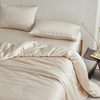 Parure de draps plats Queen en bambou 300 fils, écologiques, avec élastiques – Vente en gros de Noël pour usines