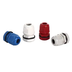PINJI Long Thread Pg7 Pg9 Pg13 Pg25 Industrial Cable Gland Customized for Luminaire IP68 Nylon Cable Protection Level IP68