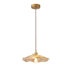 Lustre de mariage en laiton <span class=keywords><strong>vintage</strong></span>, lampe de chevet en verre, style japonais simple et créatif, bar à la mode - Product Image 5