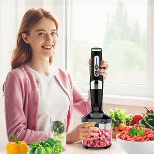 Juice Juicer Smoothie Mélangeur électrique à immersion manuelle <span class=keywords><strong>4</strong></span> en 1 Ensemble de mélangeurs à main - Product Image 4